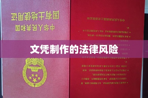龙马潭文凭制作的法律风险