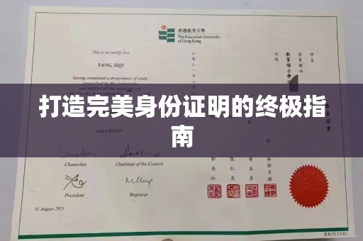 龙马潭打造完美身份证明的终极指南