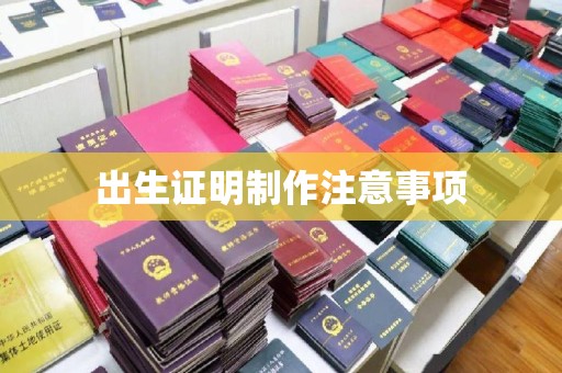 龙马潭出生证明制作注意事项