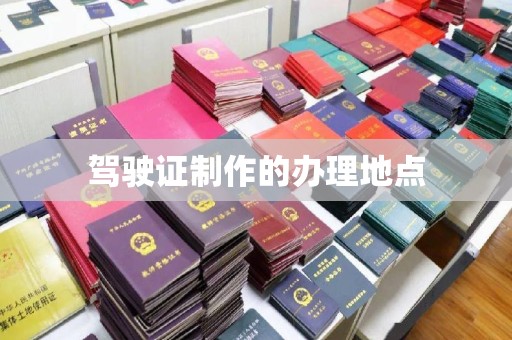 龙马潭驾驶证制作的办理地点