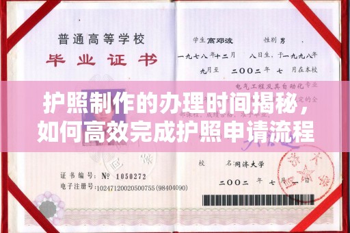 龙马潭护照制作的办理时间揭秘，如何高效完成护照申请流程