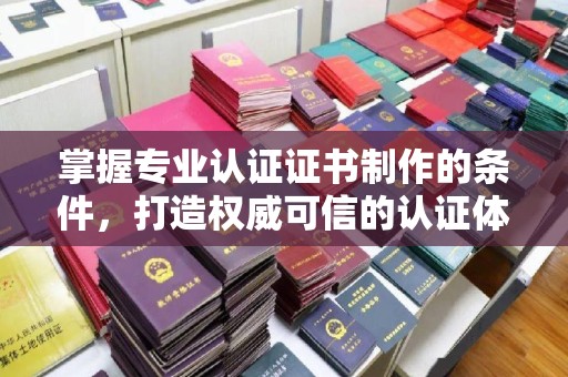 龙马潭掌握专业认证证书制作的条件，打造权威可信的认证体系