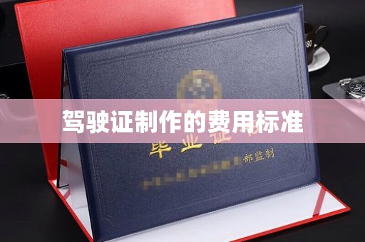 龙马潭驾驶证制作的费用标准